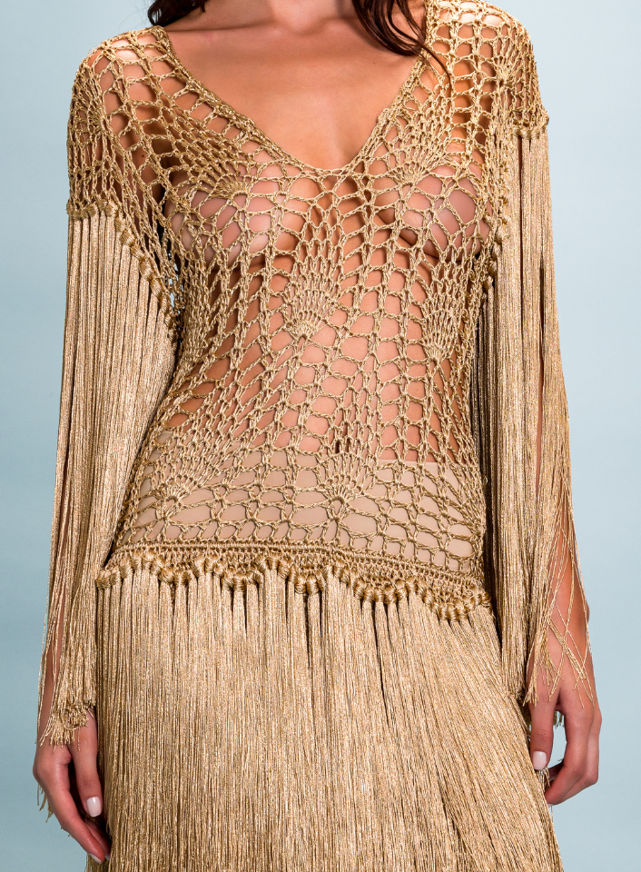 MIAMI Fringe Mini Dress